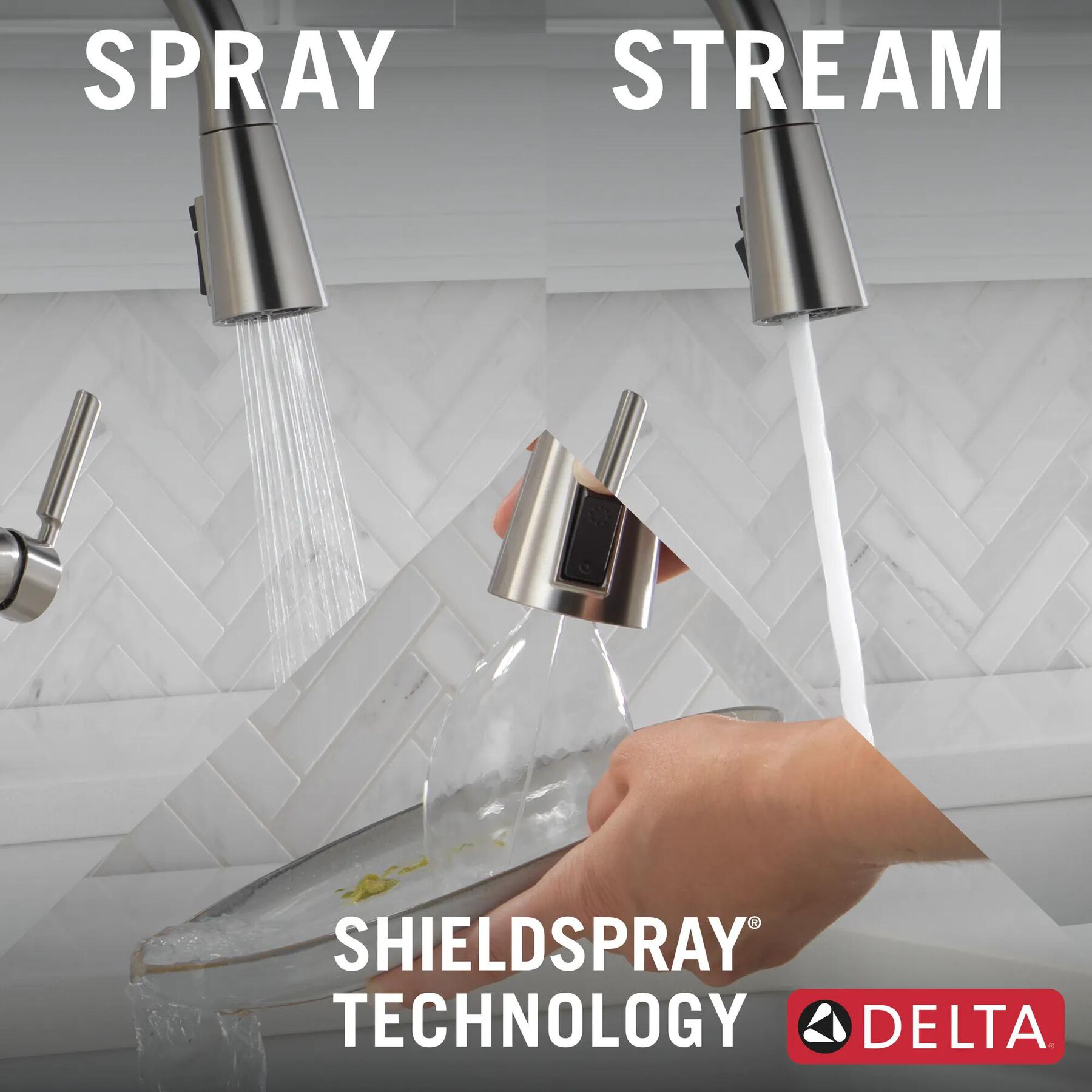 Single Handle Pull-Down Kitchen Faucet with Touch<sub>2</sub>O&reg; and ShieldSpray&reg; Technologies