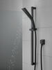 H2Okinetic&reg; 3-Setting Slide Bar Hand Shower with Wall Elbow