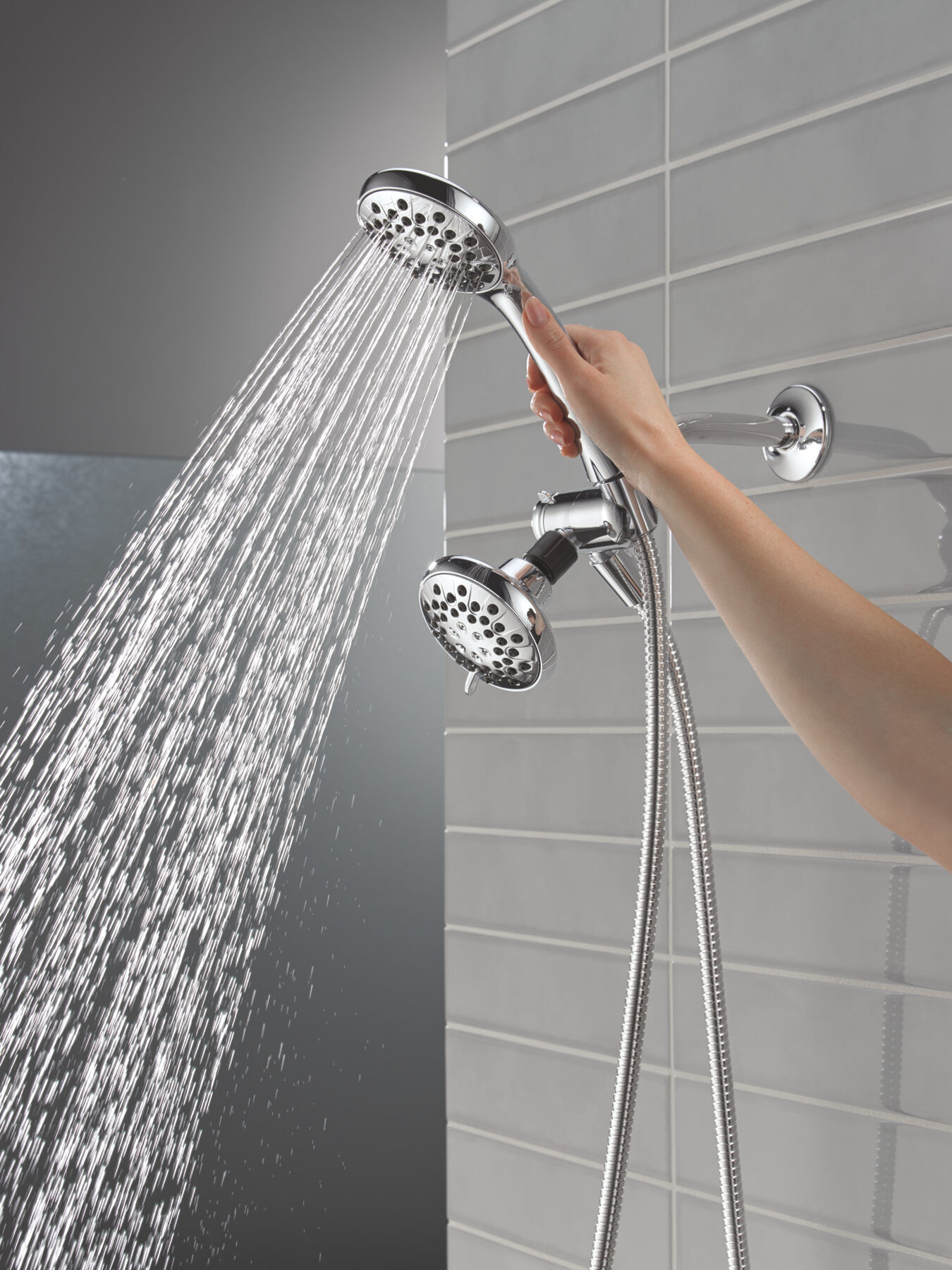 3-Setting Combination Shower in Chrome - 1.75 GPM