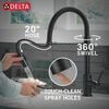 Single-Handle Pull-Down Spring Kitchen Faucet