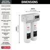 2-Stage Water Filtration System with Beverage Faucet Bundle