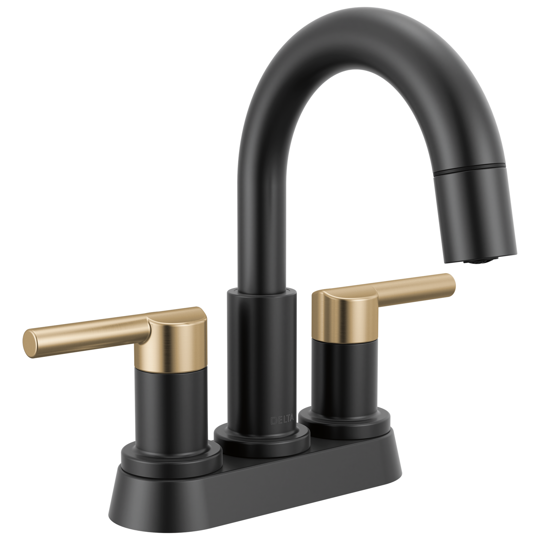 Two Handle Centerset Pull-Down Bathroom Faucet