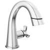 Single Handle Pull-Down Bathroom Faucet