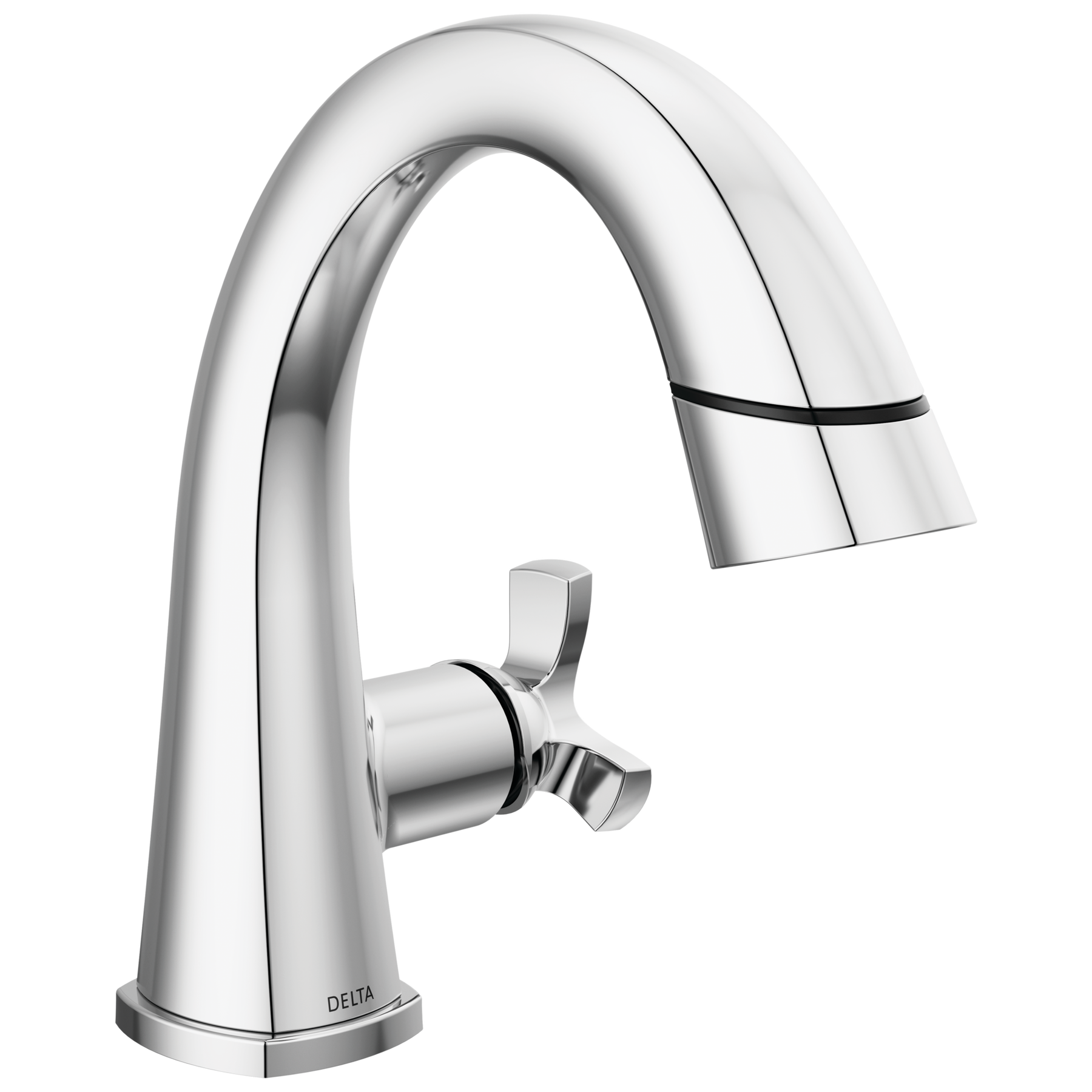 Single Handle Pull-Down Bathroom Faucet
