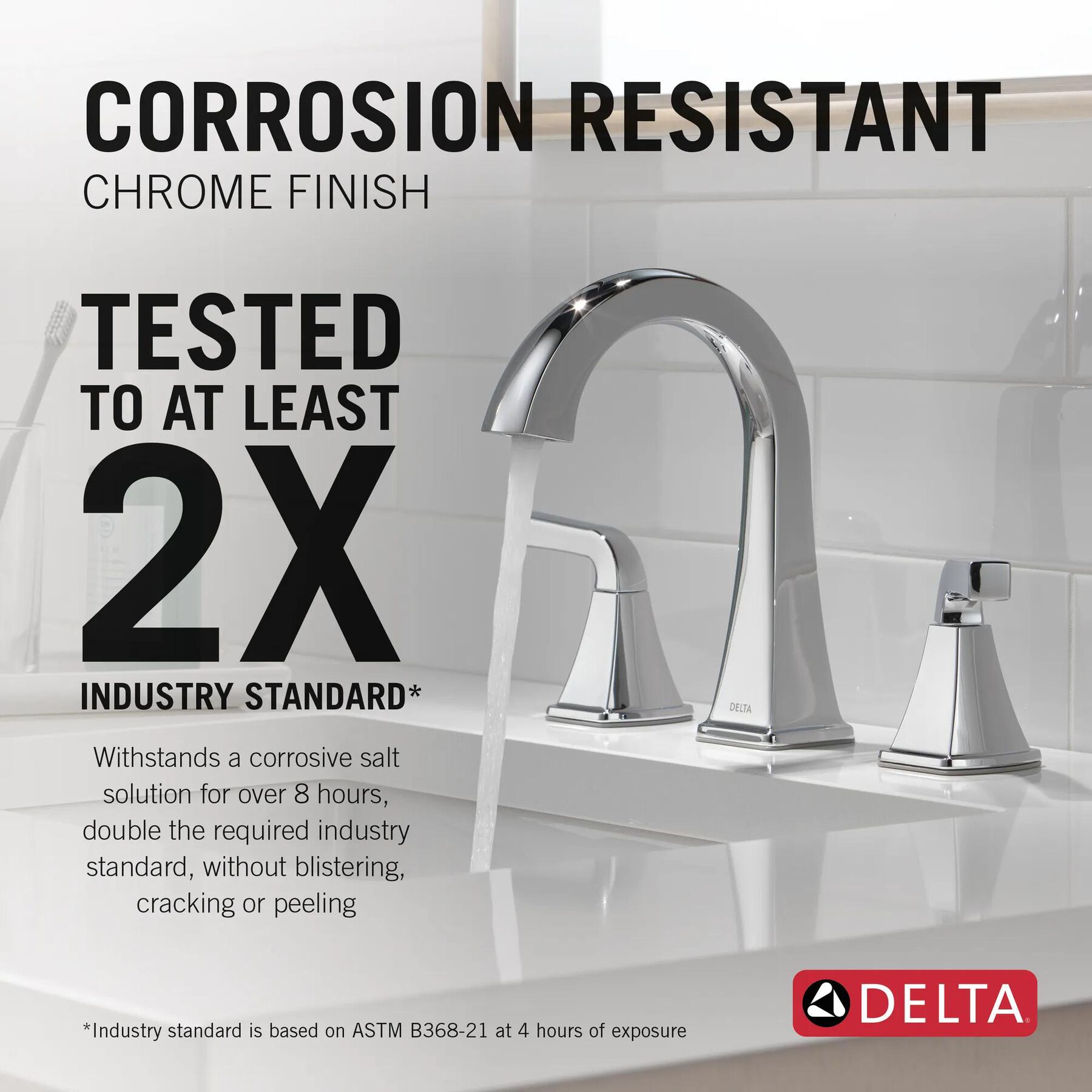 Two Handle Widespread Bathroom Faucet