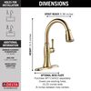 Single Handle Pull-Down Kitchen Faucet with ShieldSpray&reg; Technology (Recertified)