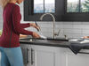 Single Handle Pull-Down Kitchen Faucet with Soap Dispenser and ShieldSpray&reg; Technology