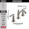 Two Handle Widespread Bathroom Faucet