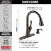 Single Handle Pull-Down Kitchen Faucet with Soap Dispenser and ShieldSpray&reg; Technology (Recertified)