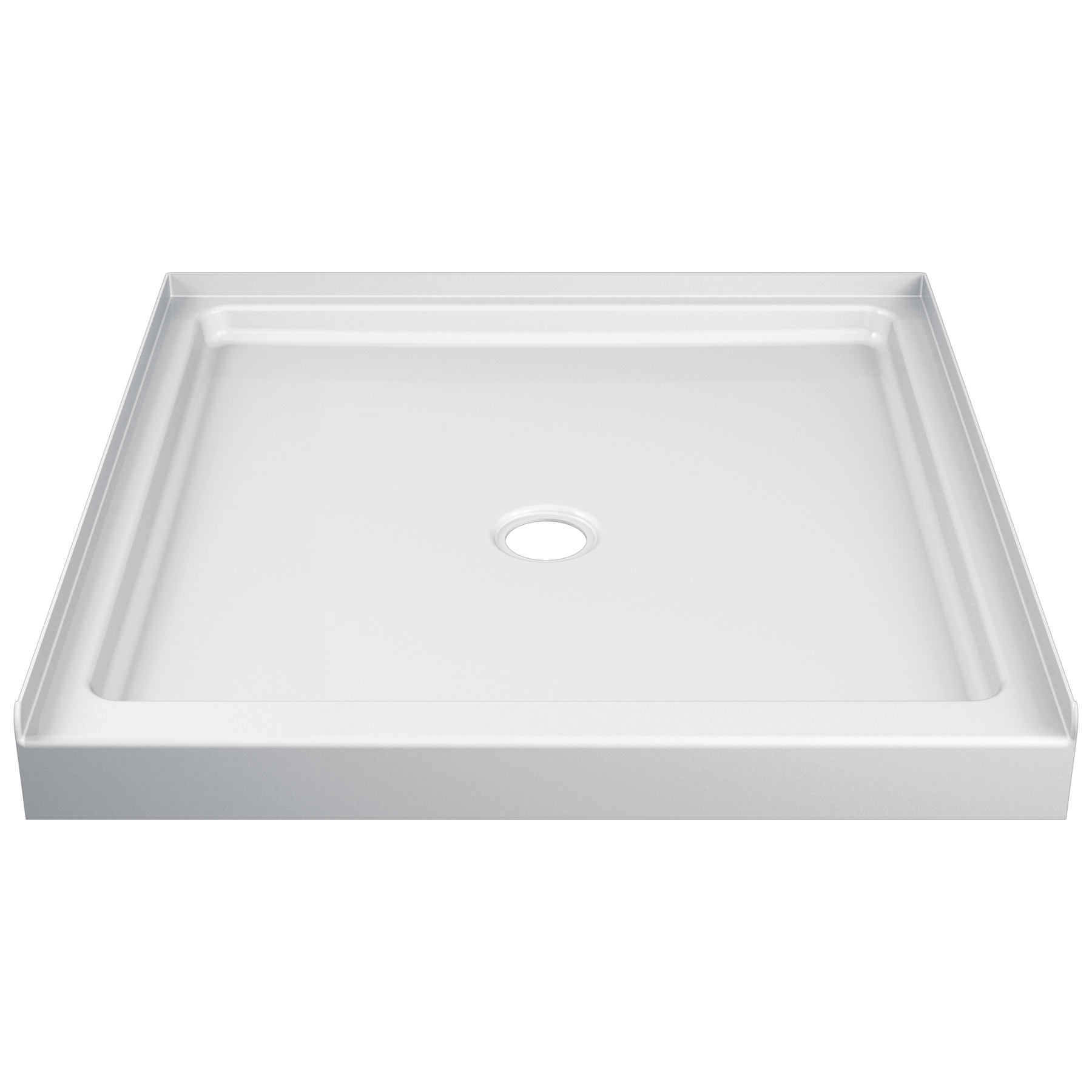 ProCrylic 36 in. x 36 in. Shower Base Center Drain