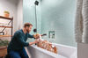 H<sub>2</sub>Okinetic&reg; In2ition&reg; 5-Setting Two-in-One Shower