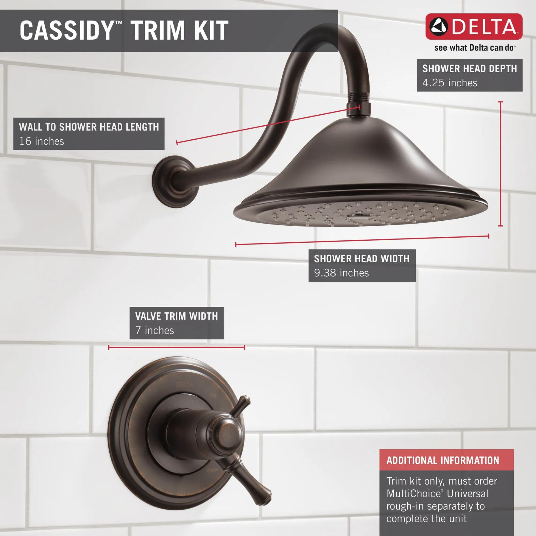 TempAssure&reg; 17T Series Shower Trim (Recertified)
