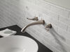 Two Handle Wall Mount Bathroom Faucet