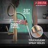 Single Handle Pull-Down Kitchen Faucet with Soap Dispenser