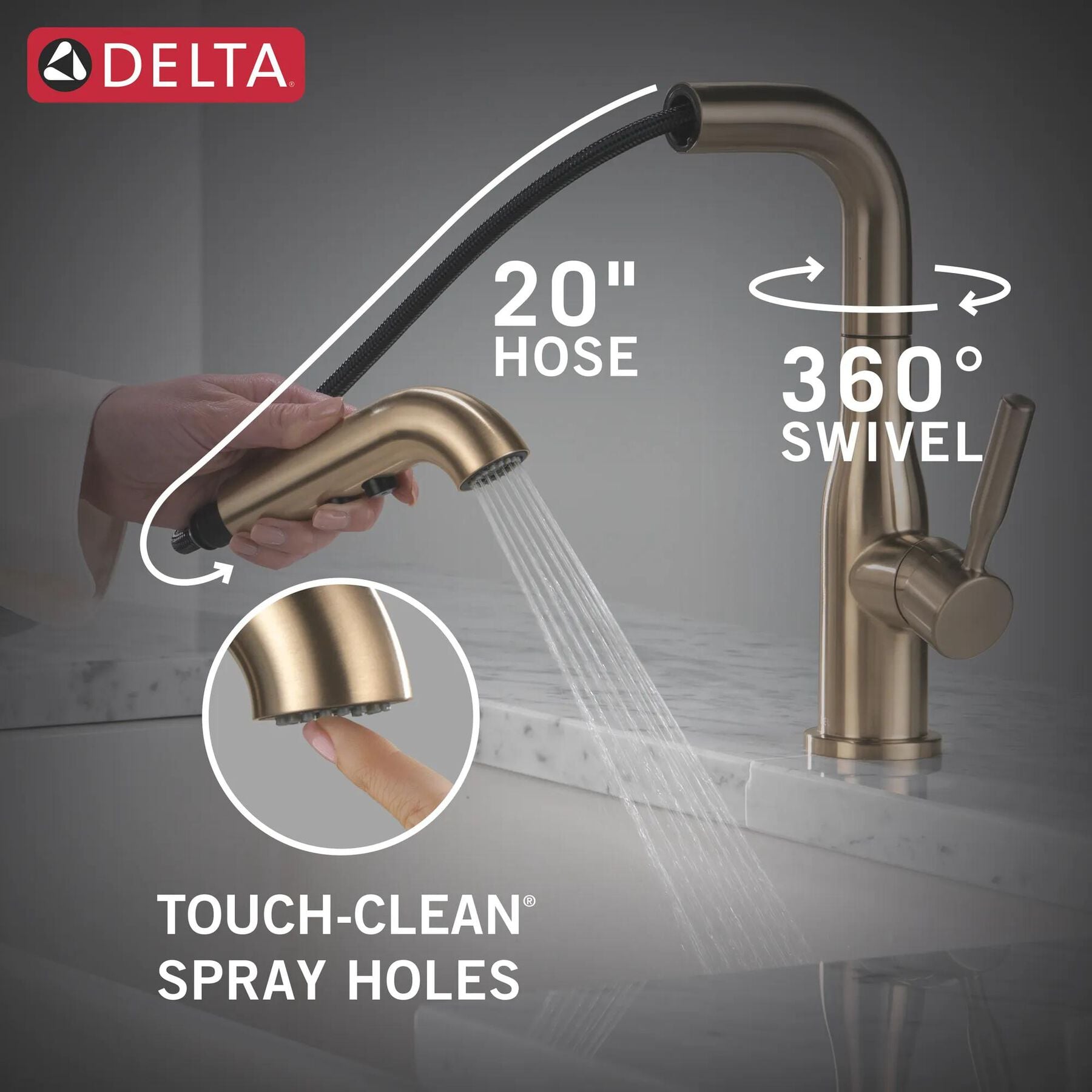 Pull-Out Kitchen Faucet (Recertified)