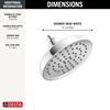 4-Setting 6-inch Shower Head