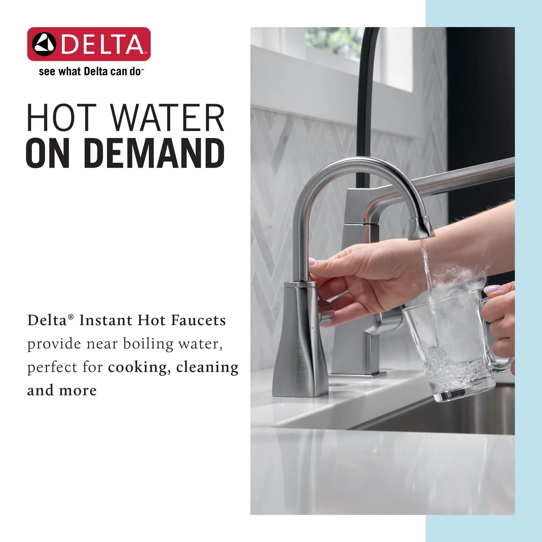 Contemporary Square Instant Hot Water Dispenser
