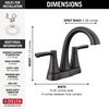 Two Handle Centerset Bathroom Faucet
