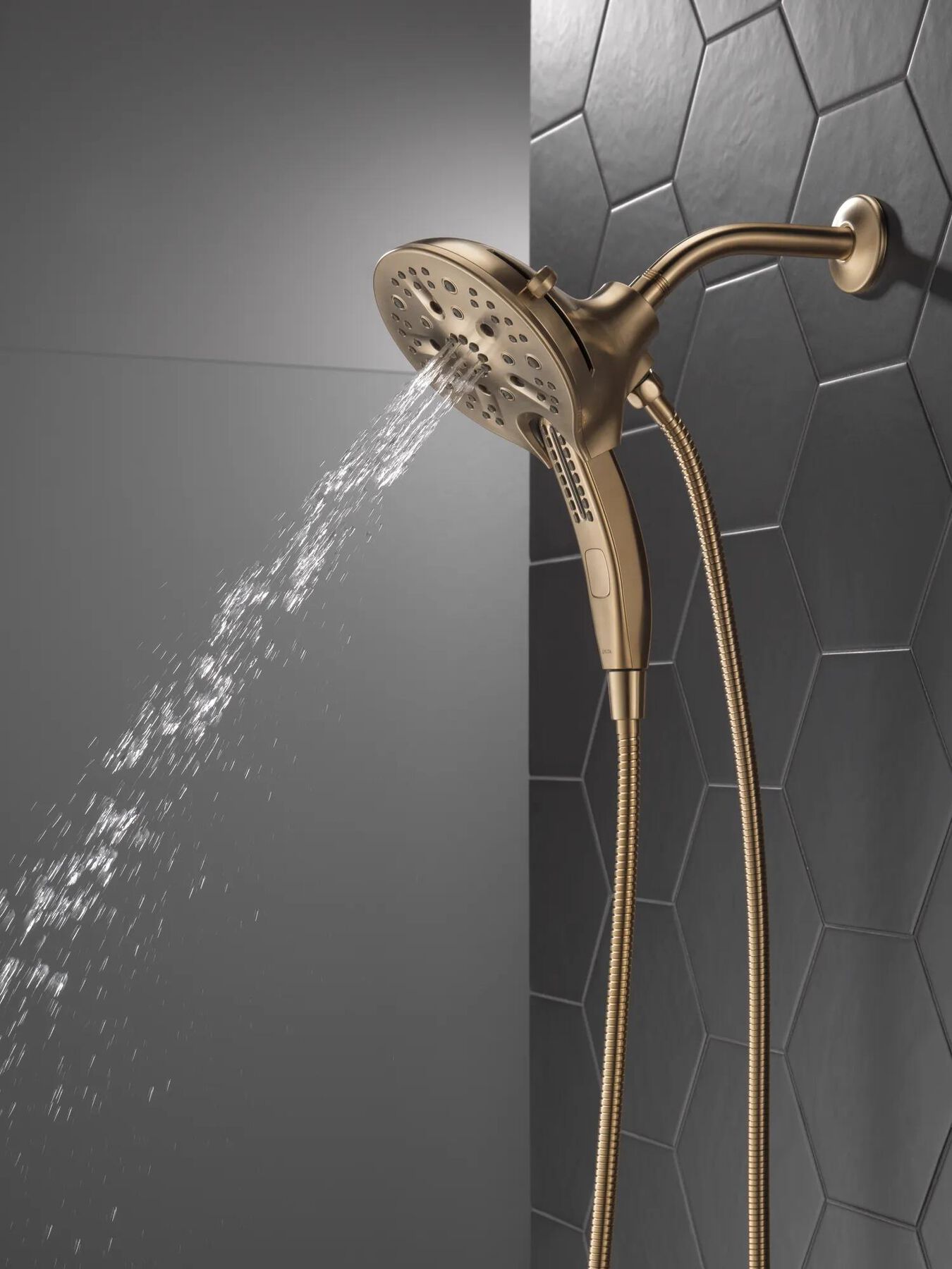 In2ition&reg; H<sub>2</sub>Okinetic&reg; 5-Setting Two-in-One Shower