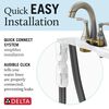 Two Handle Centerset Pull-Down Bathroom Faucet