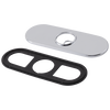 Escutcheon & Gasket - 3 Hole - 1H Bathroom