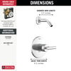 Monitor 14 Series Shower Trim - Less Head