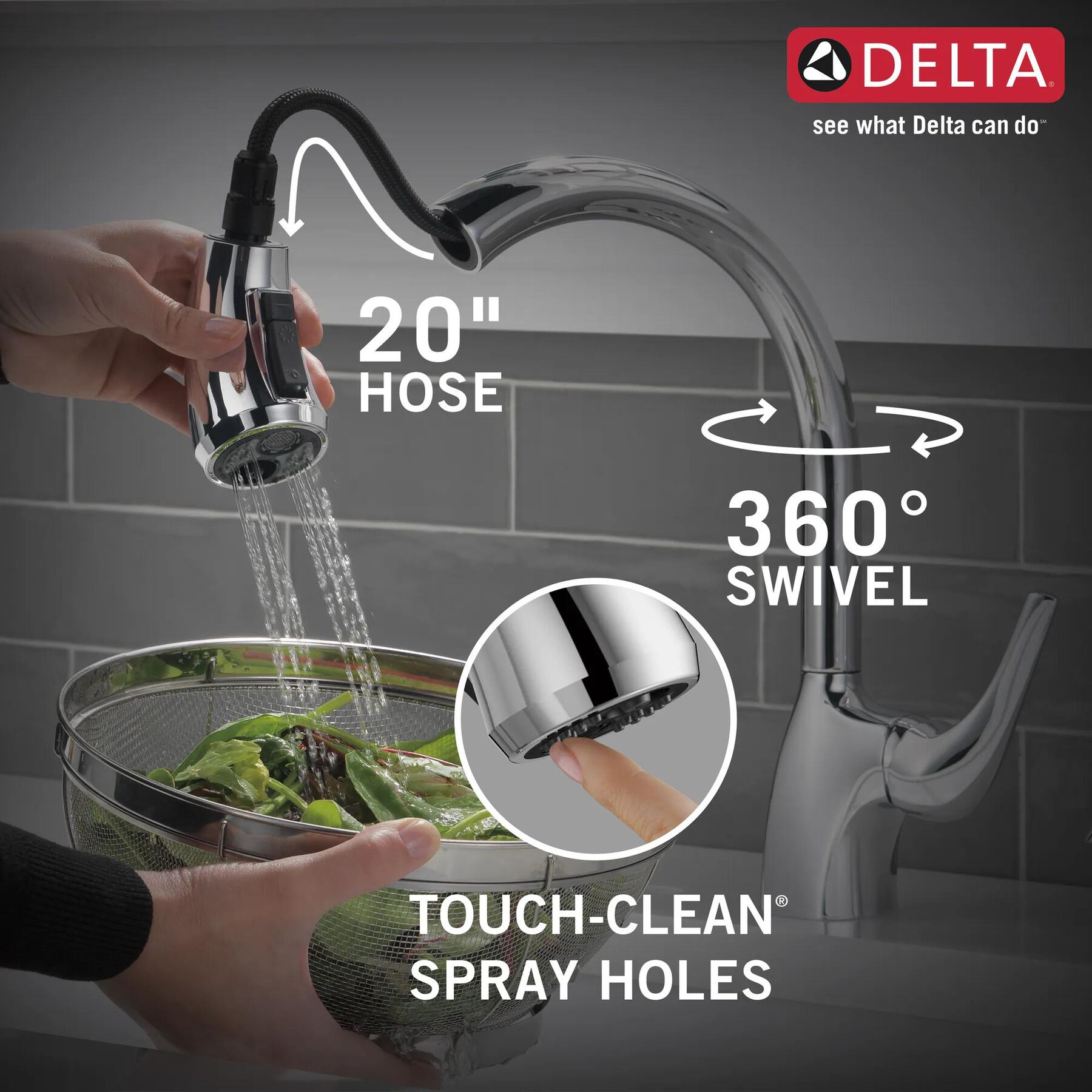 Single Handle Pull-Out Kitchen Faucet