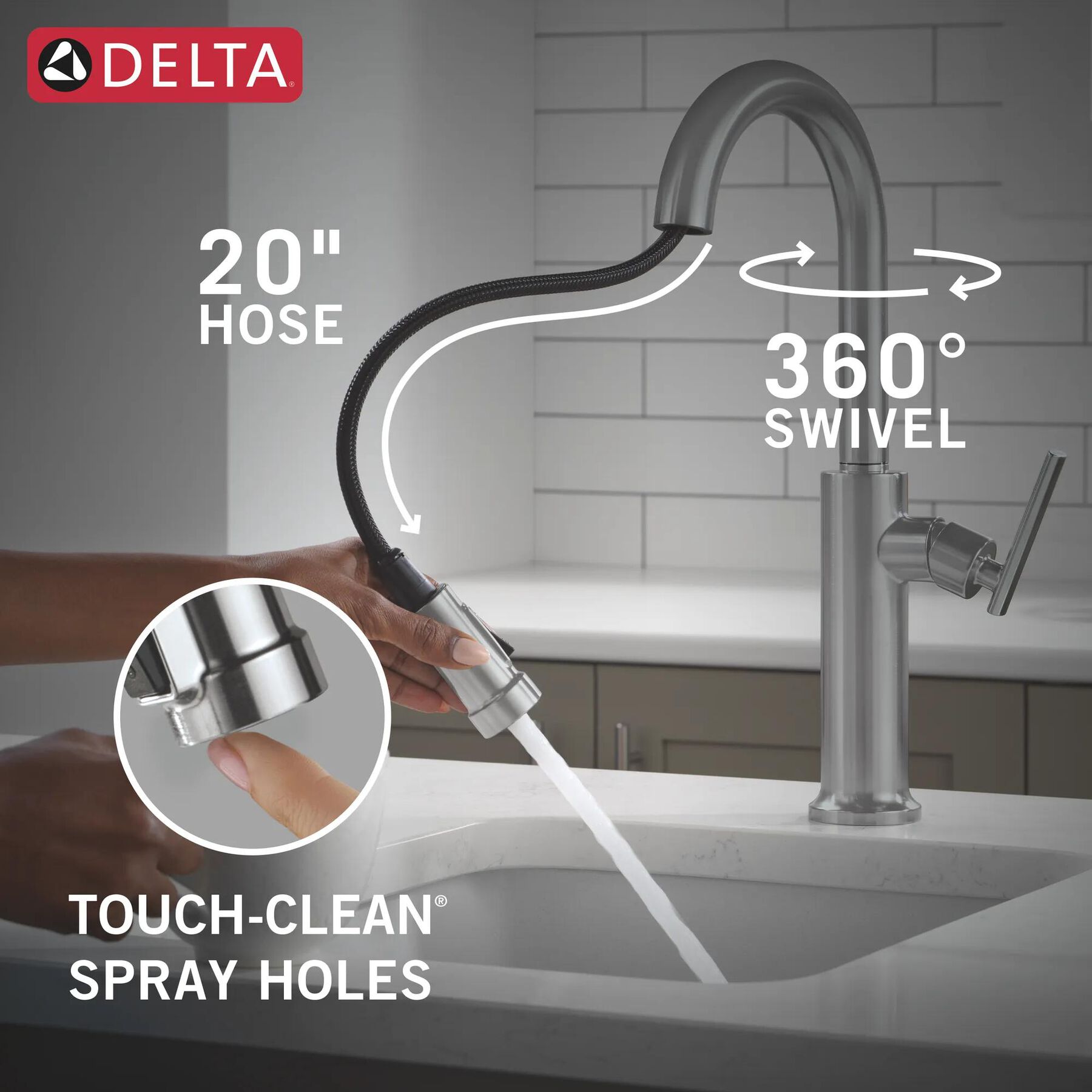 Single Handle Pull-Down Bar / Prep Faucet