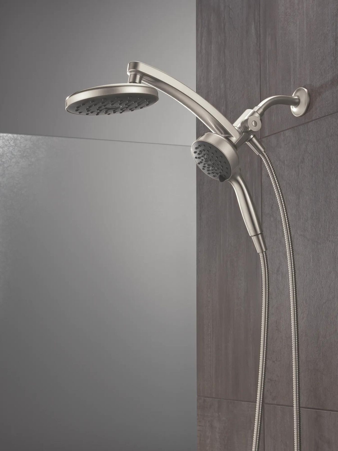 PivotPro&trade; 3-in-1 Combination Shower with TouchClean&reg; Spray Face