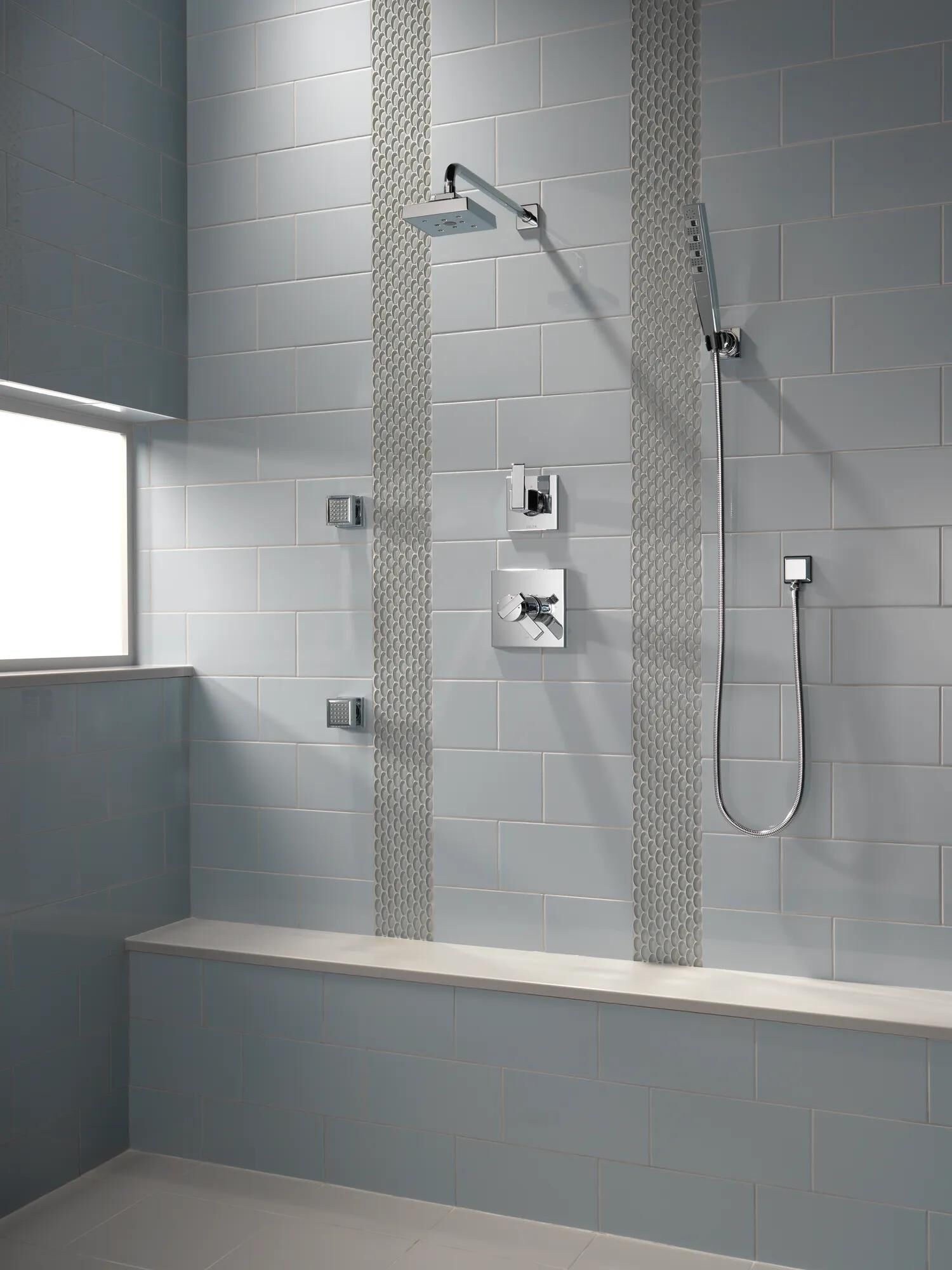 H2Okinetic® 4-Setting Wall Mount Hand Shower in Chrome 55140