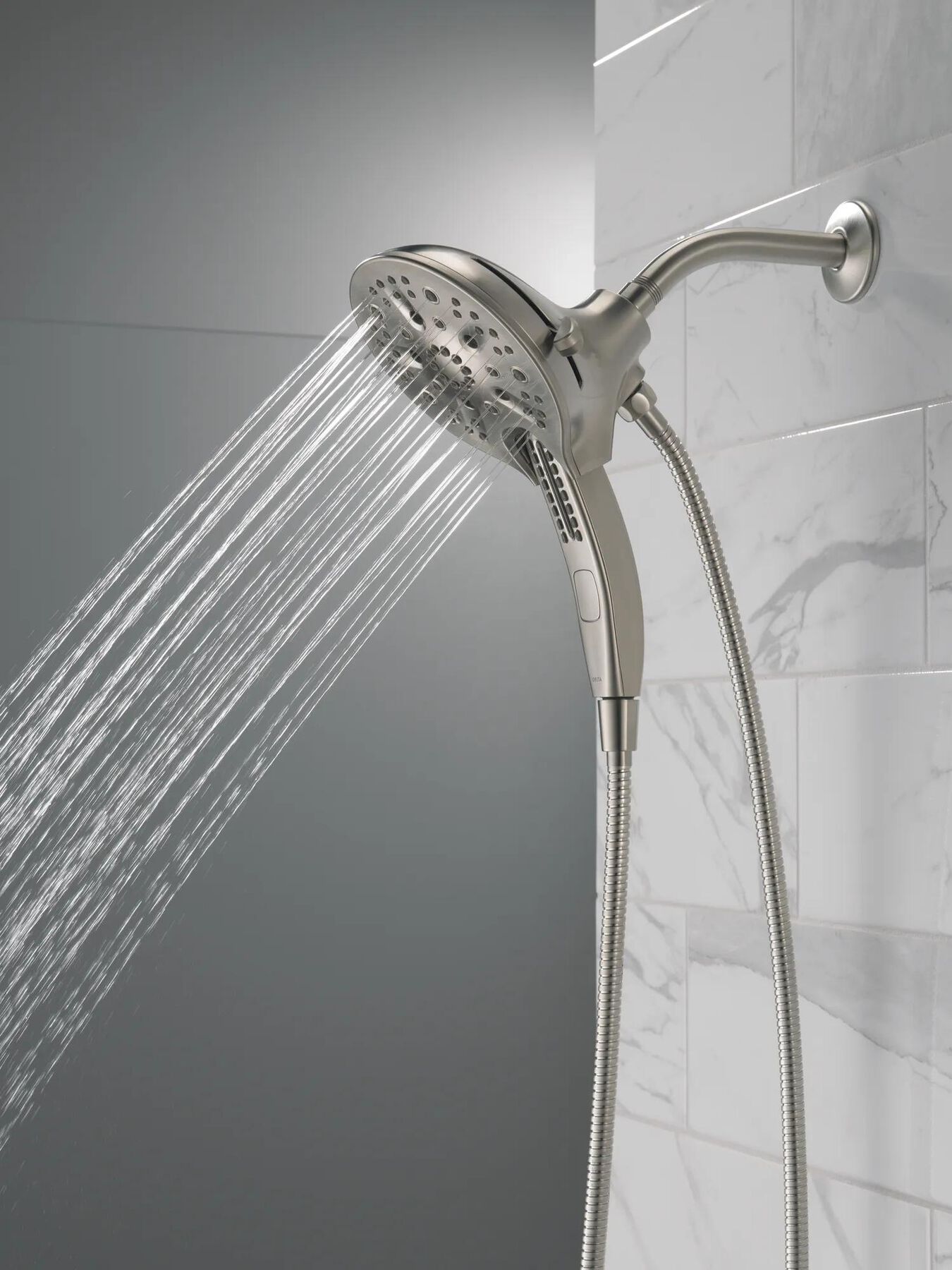 In2ition&reg; H<sub>2</sub>Okinetic&reg; 5-Setting Two-in-One Shower