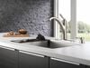 Single Handle Pull-Out Kitchen Faucet with Soap Dispenser