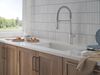 Single Handle Pull-Down Kitchen Faucet With Spring Spout