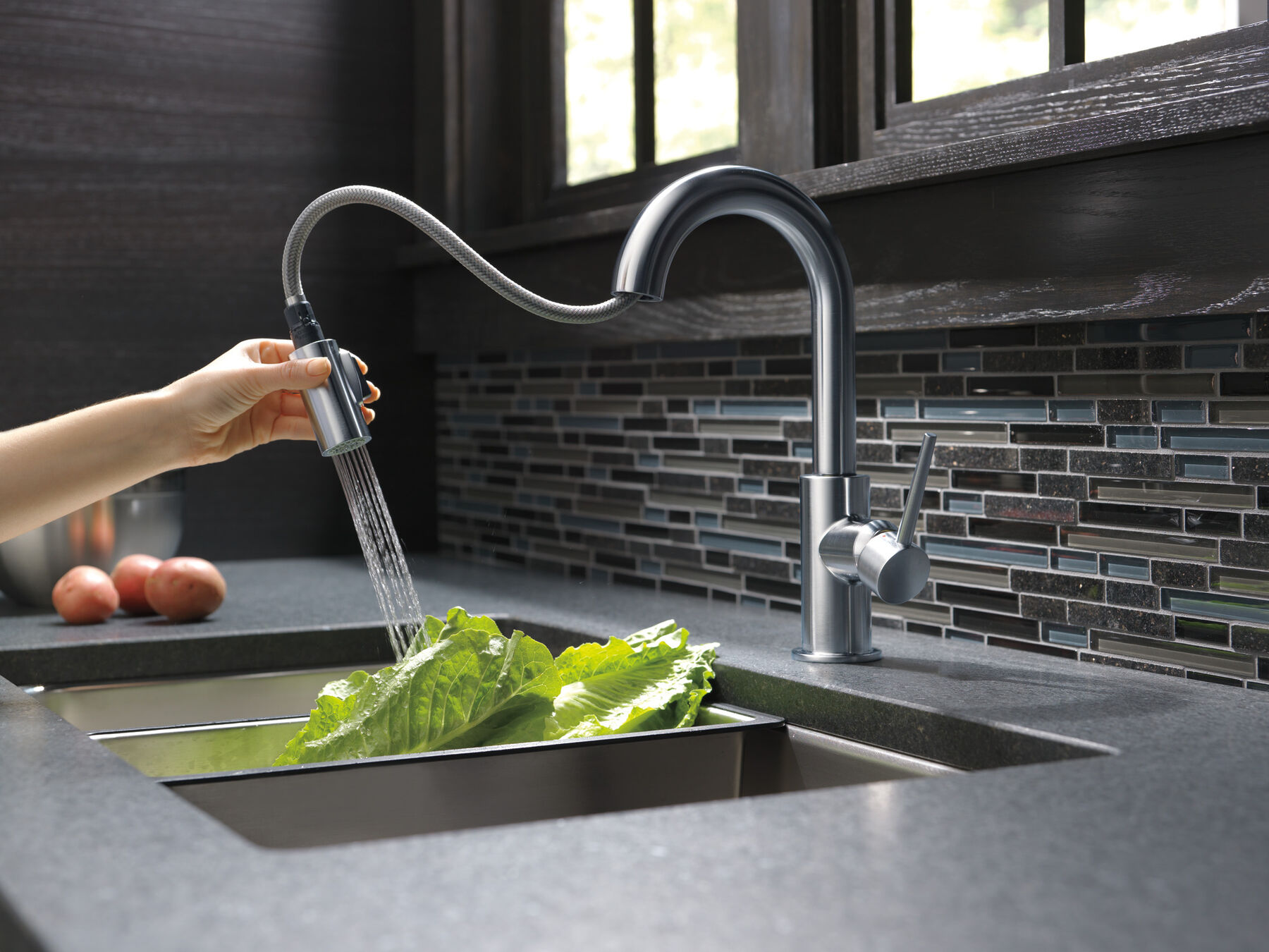 Single Handle Pull-Down Bar / Prep Faucet