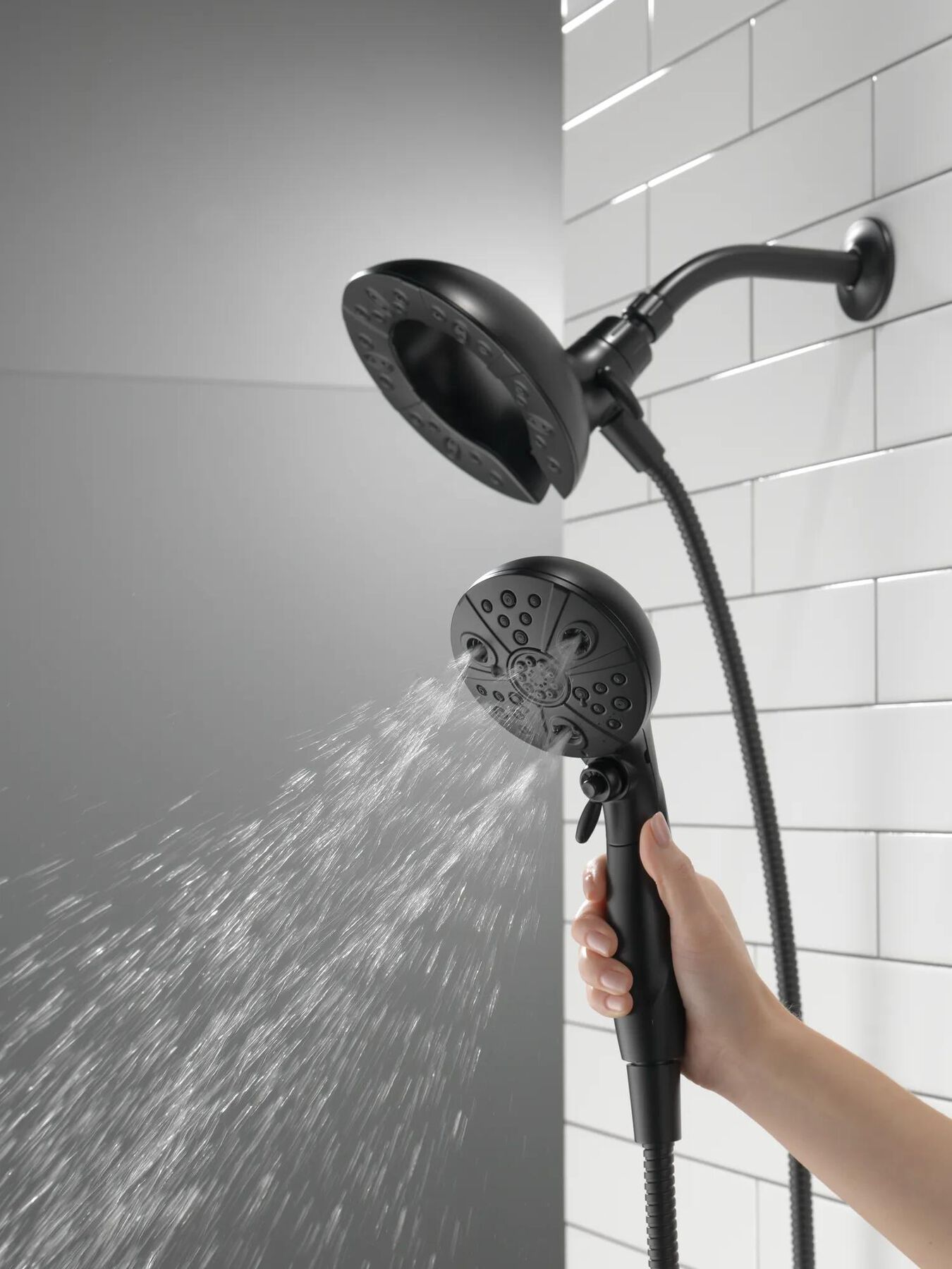 H2Okinetic&reg;&nbsp;In2ition&reg;&nbsp;5-Setting Two-in-One Shower