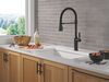 Single-Handle Pull-Down Spring Kitchen Faucet