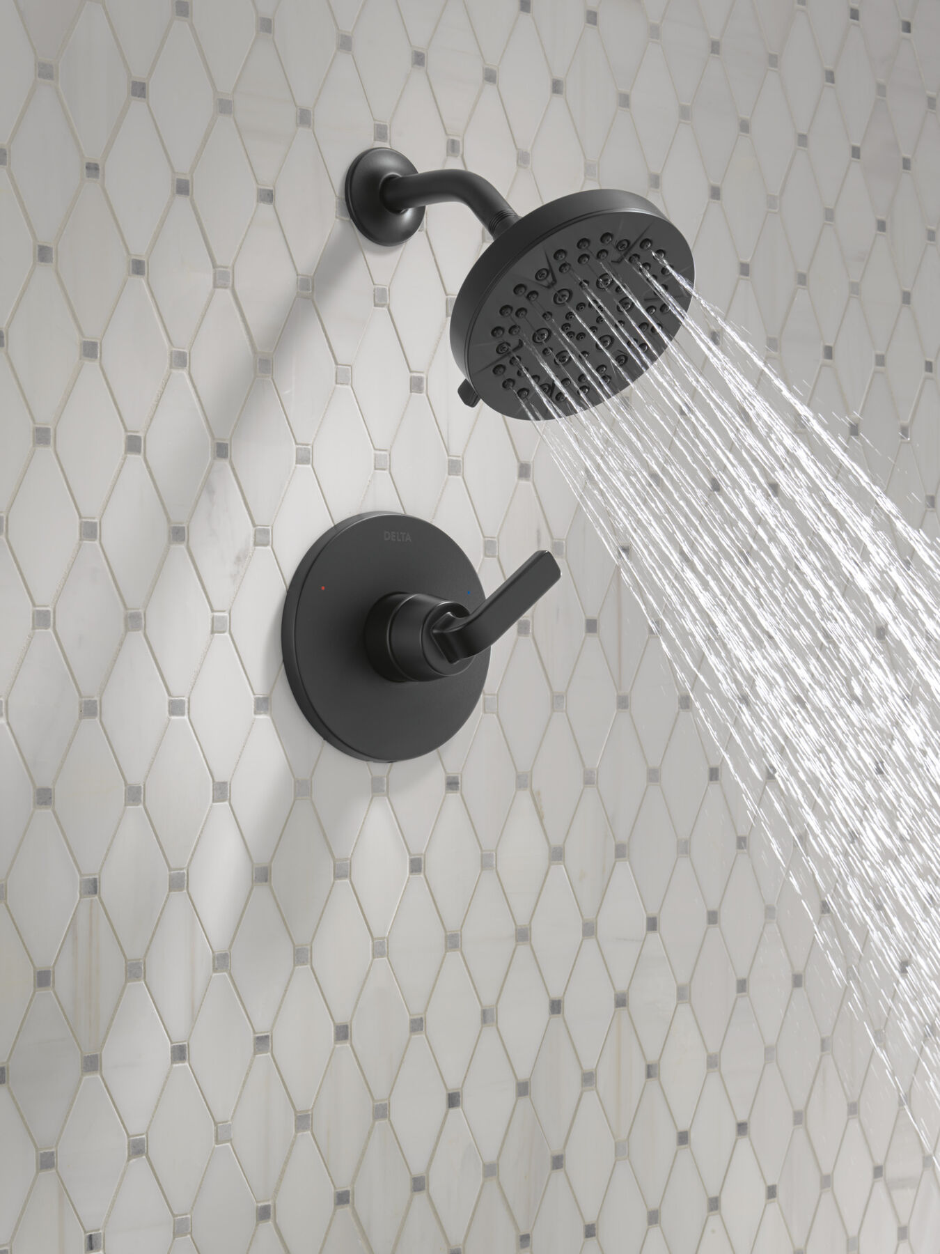Widespread Lavatory Faucet with 14 Series Shower Trim and Bathroom Accessories Bundle