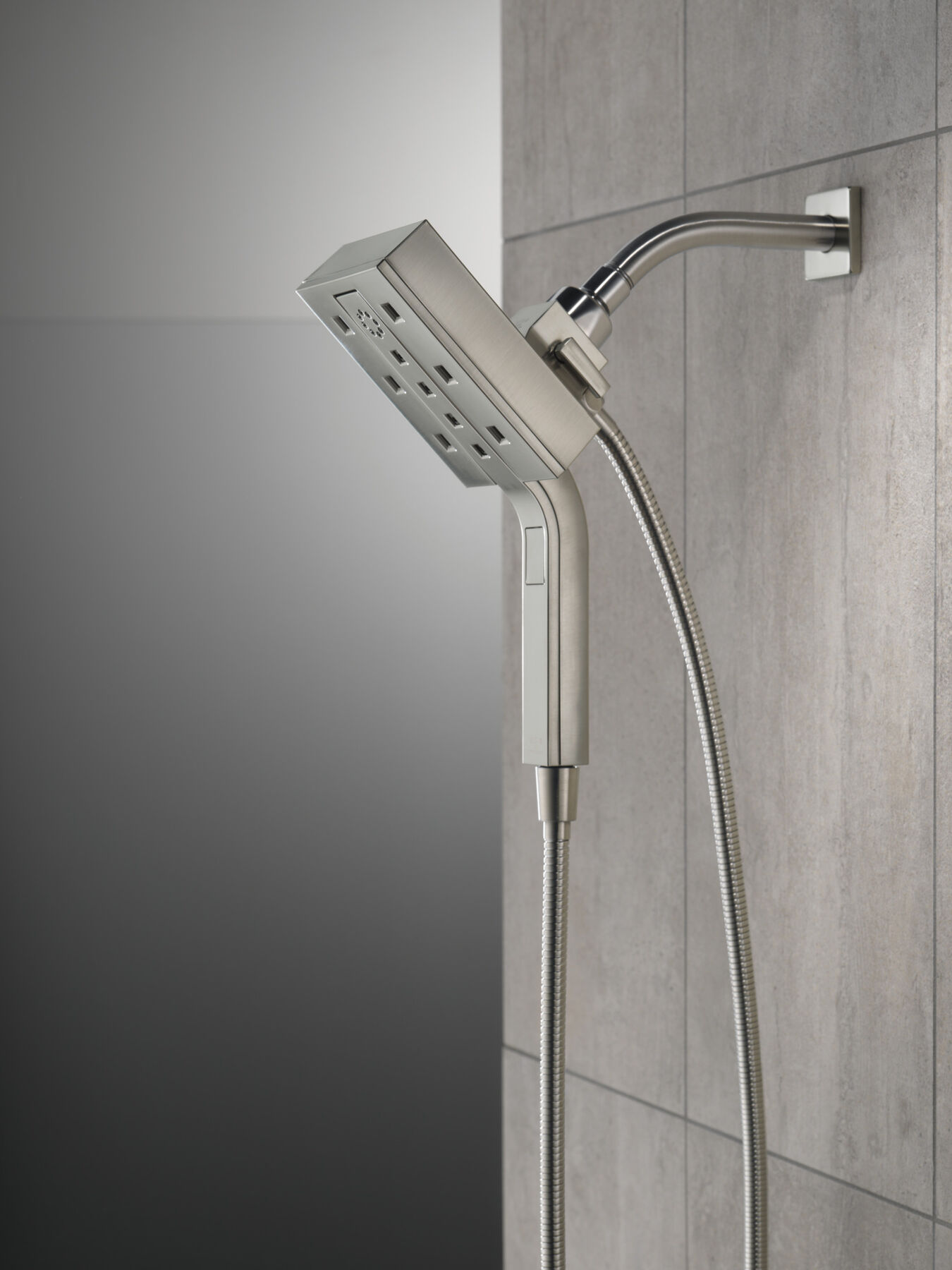 H<sub>2</sub>Okinetic&reg; In2ition&reg; 4-Setting Two-in-One Shower