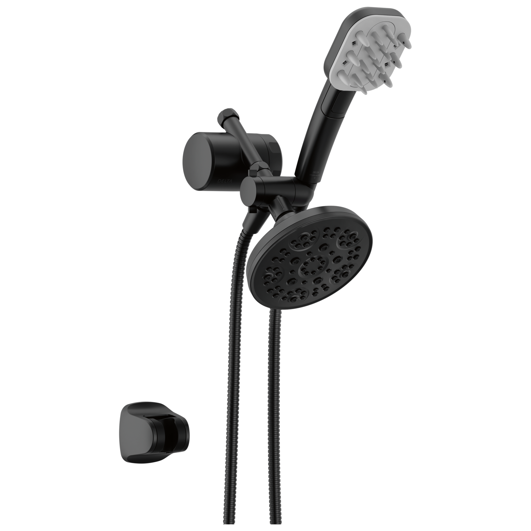 Detangling Hand Shower with 5- Setting Showerhead and Shower Filter Bundle