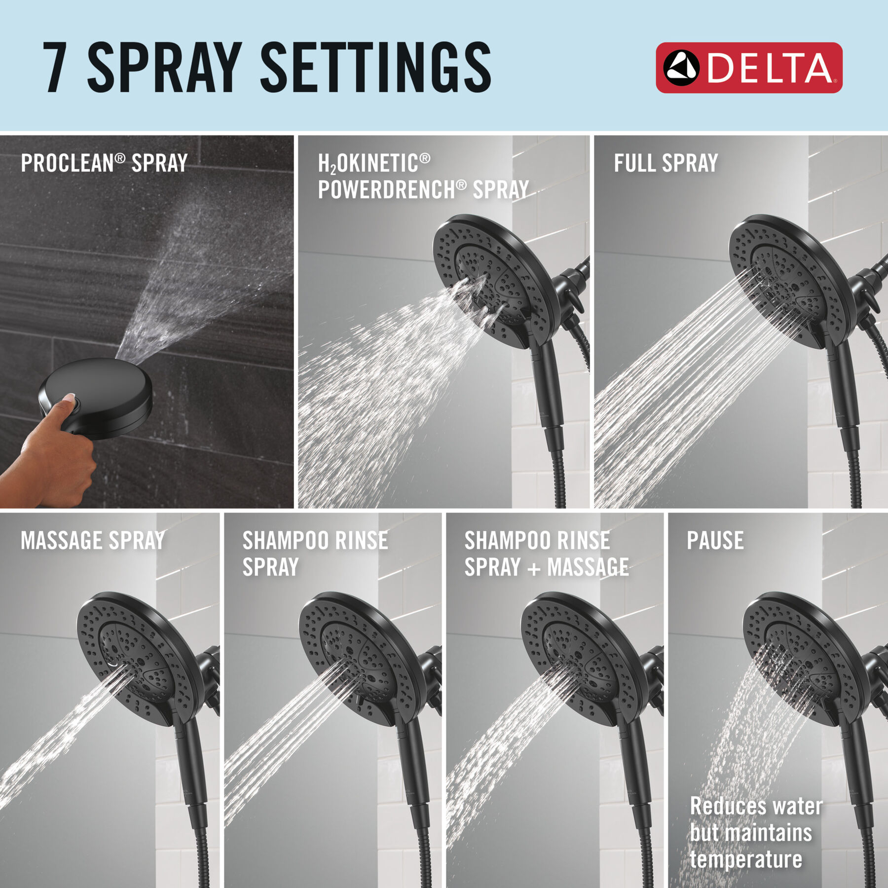17 Series Shower Trim with In2ition Shower Head