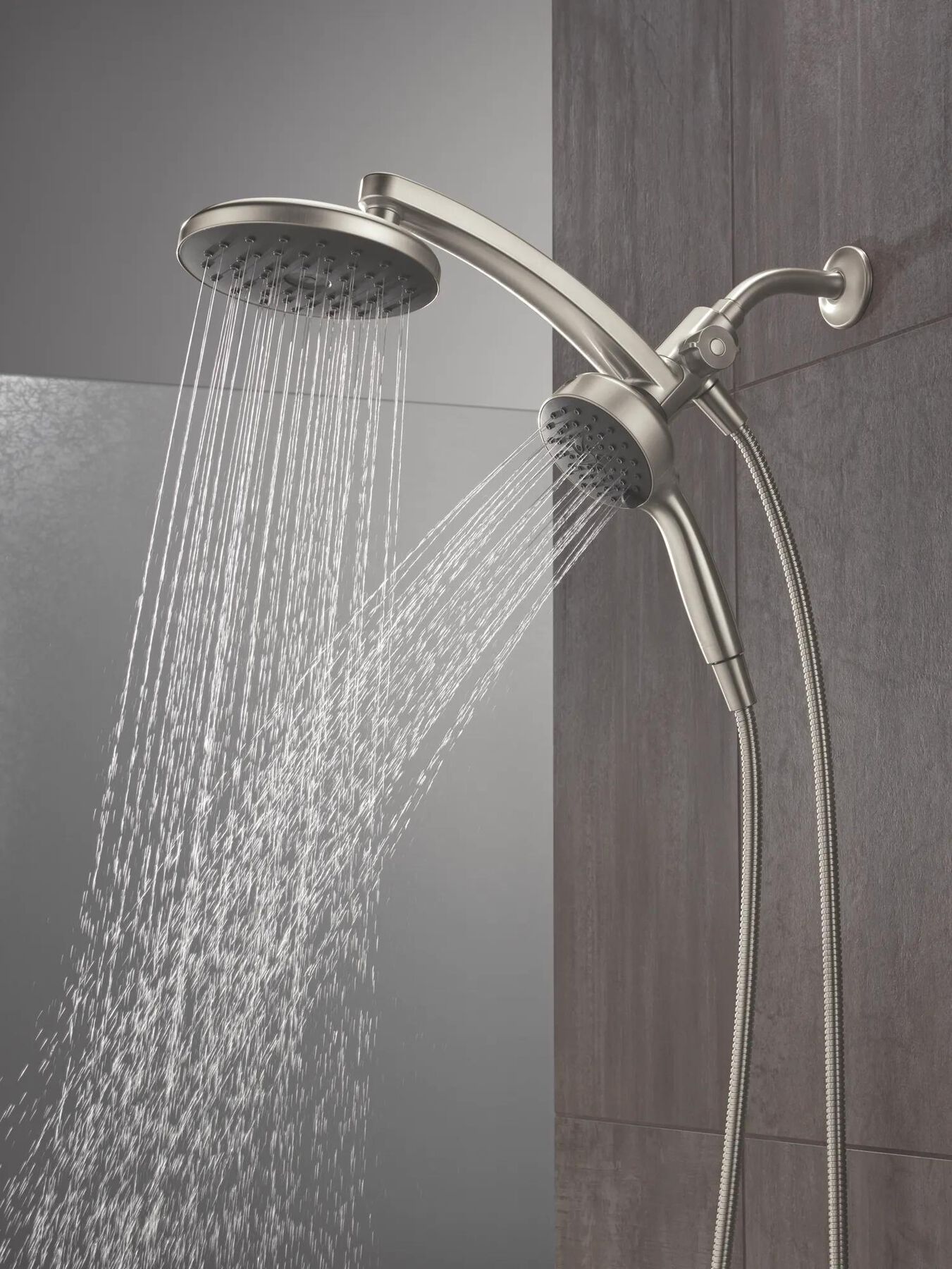 PivotPro&trade; 3-in-1 Combination Shower with TouchClean&reg; Spray Face