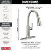 Single Handle Pull-Down Kitchen Faucet (Recertified)