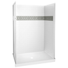 48'' x 74" x 34'' Shower Wall Set