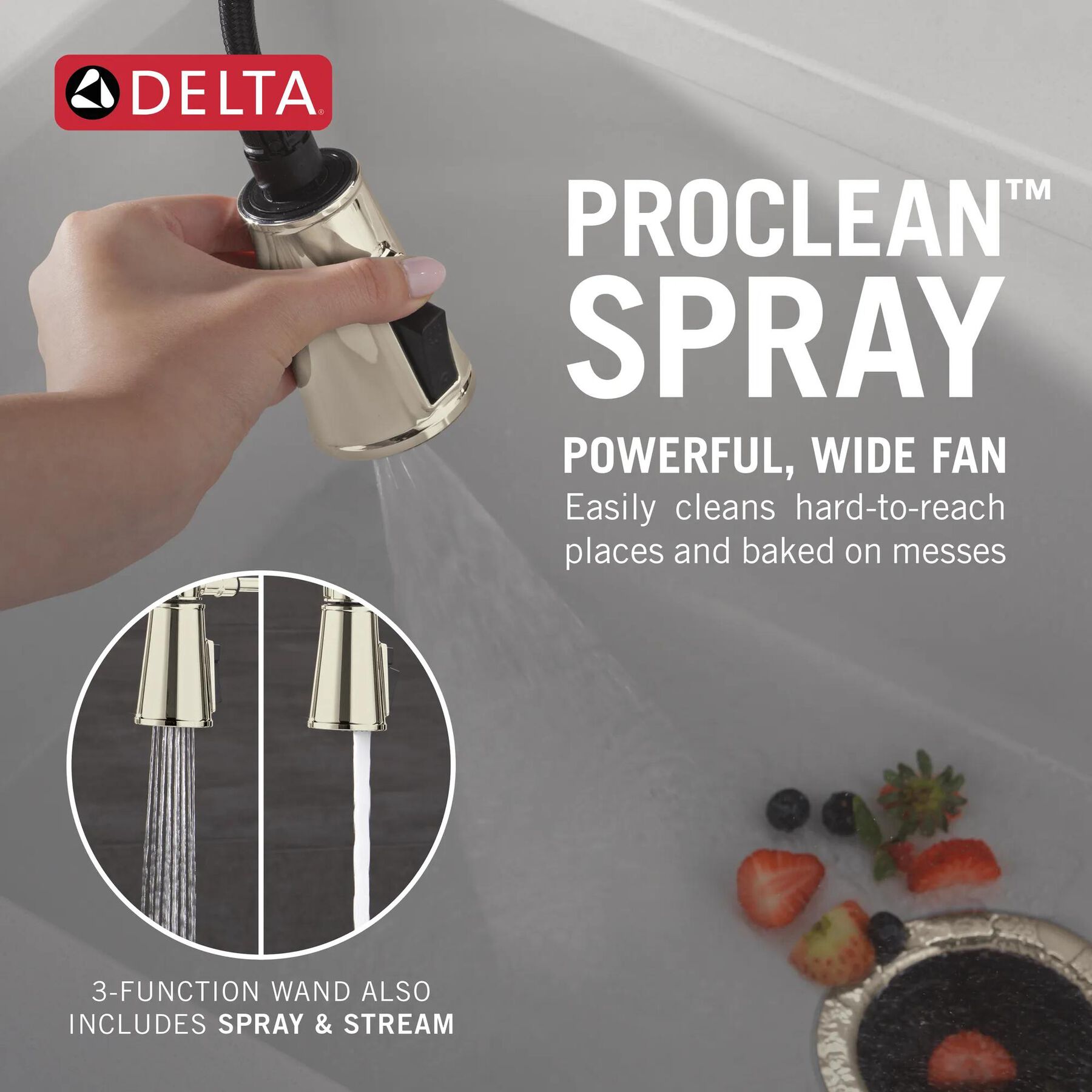 Touch2O&reg; Technology Kitchen Faucet with Touchless Technology