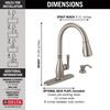 Single Handle Pull-Down Kitchen Faucet with Soap Dispenser and ShieldSpray&reg; Technology (Recertified)