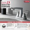 Two Handle Centerset Bathroom Faucet (Recertified)