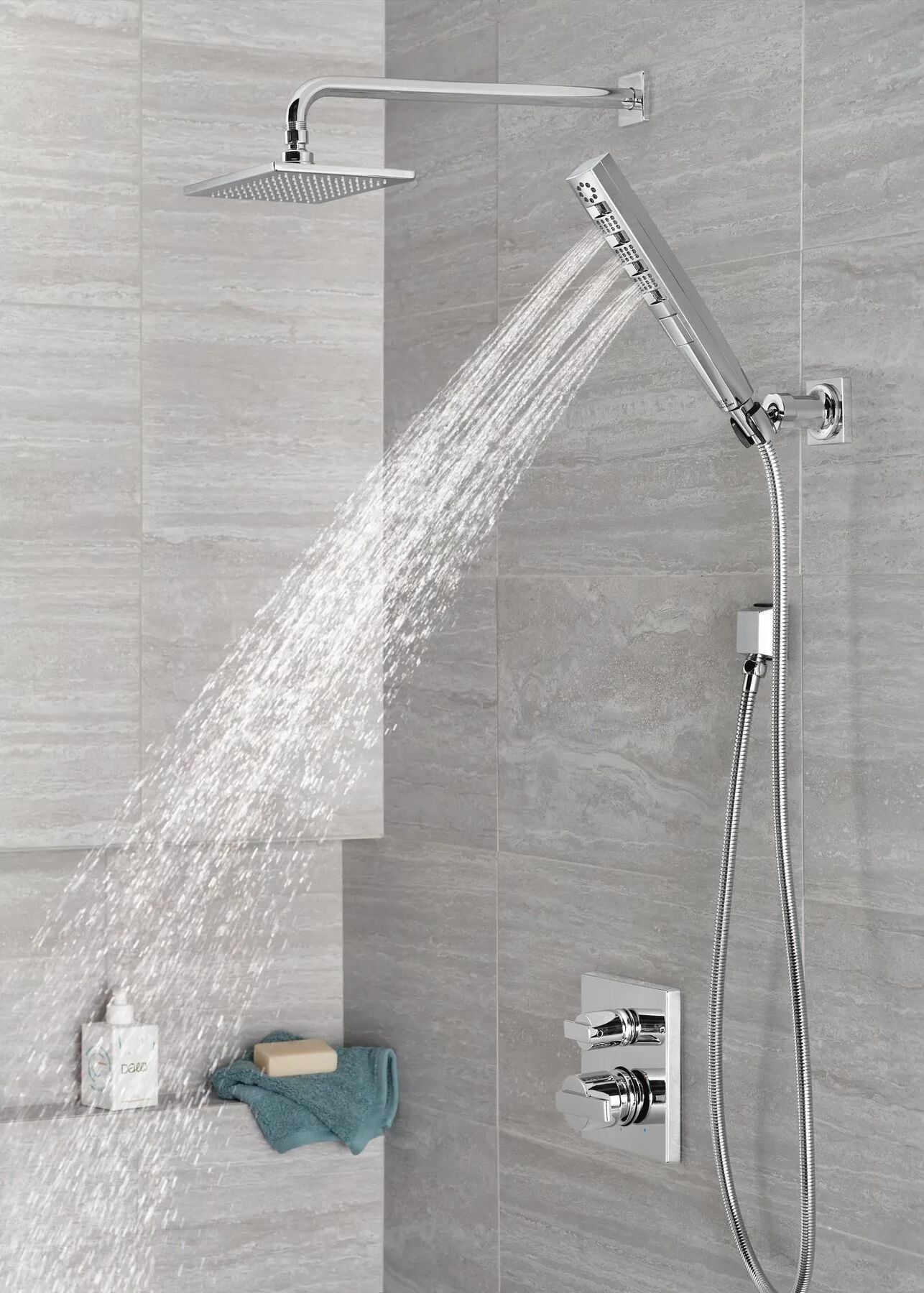 3-Setting Custom Shower Bundle with Raincan - 14 Series
