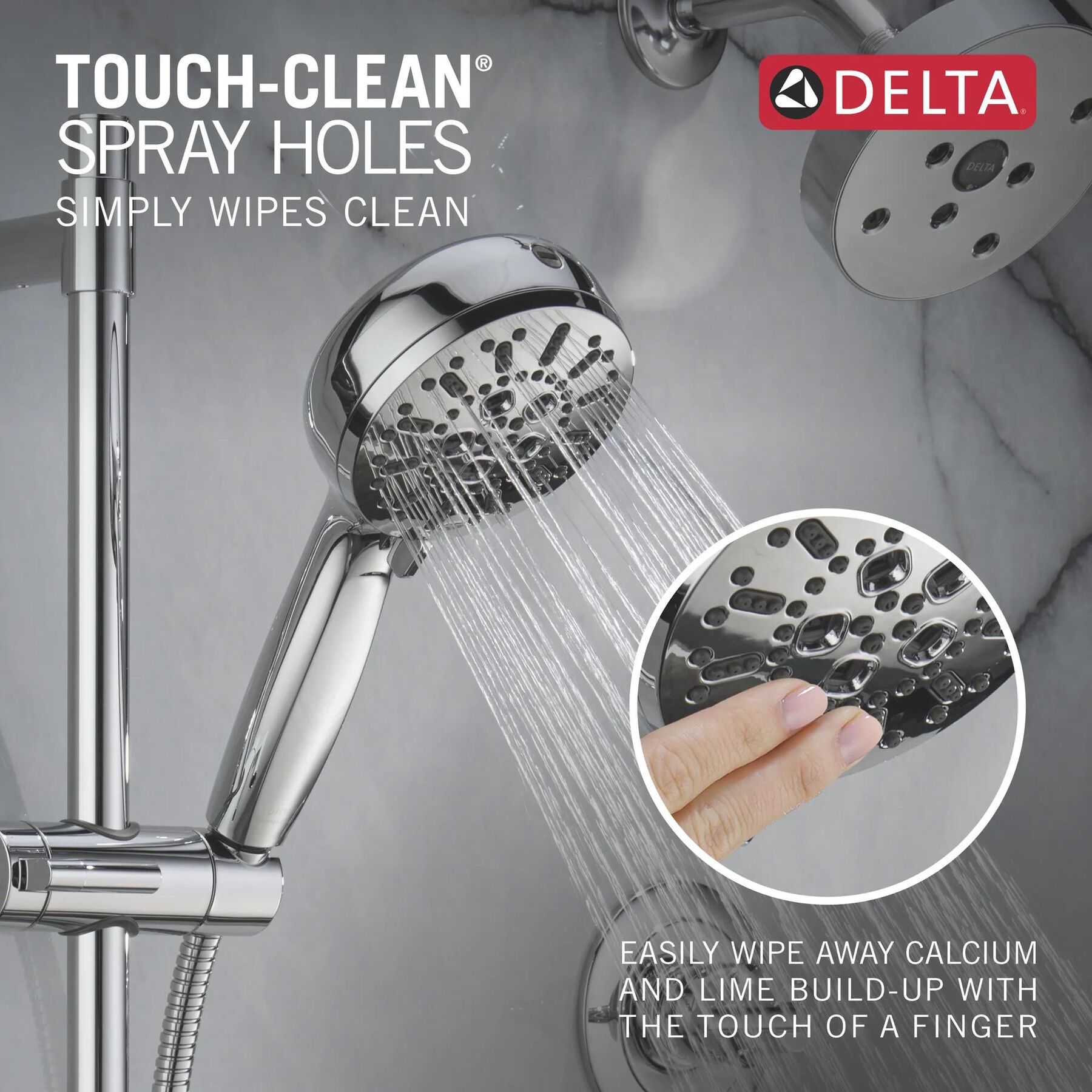7-Setting Cleaning Slide Bar Shower 1.75 (Recertified)