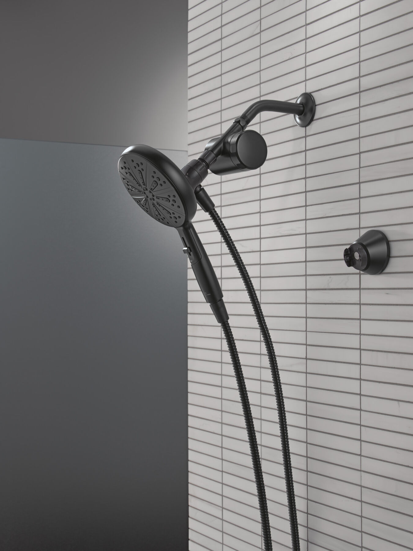 Standard Shower Filter with 6-Setting Showerhead and Mount Bundle