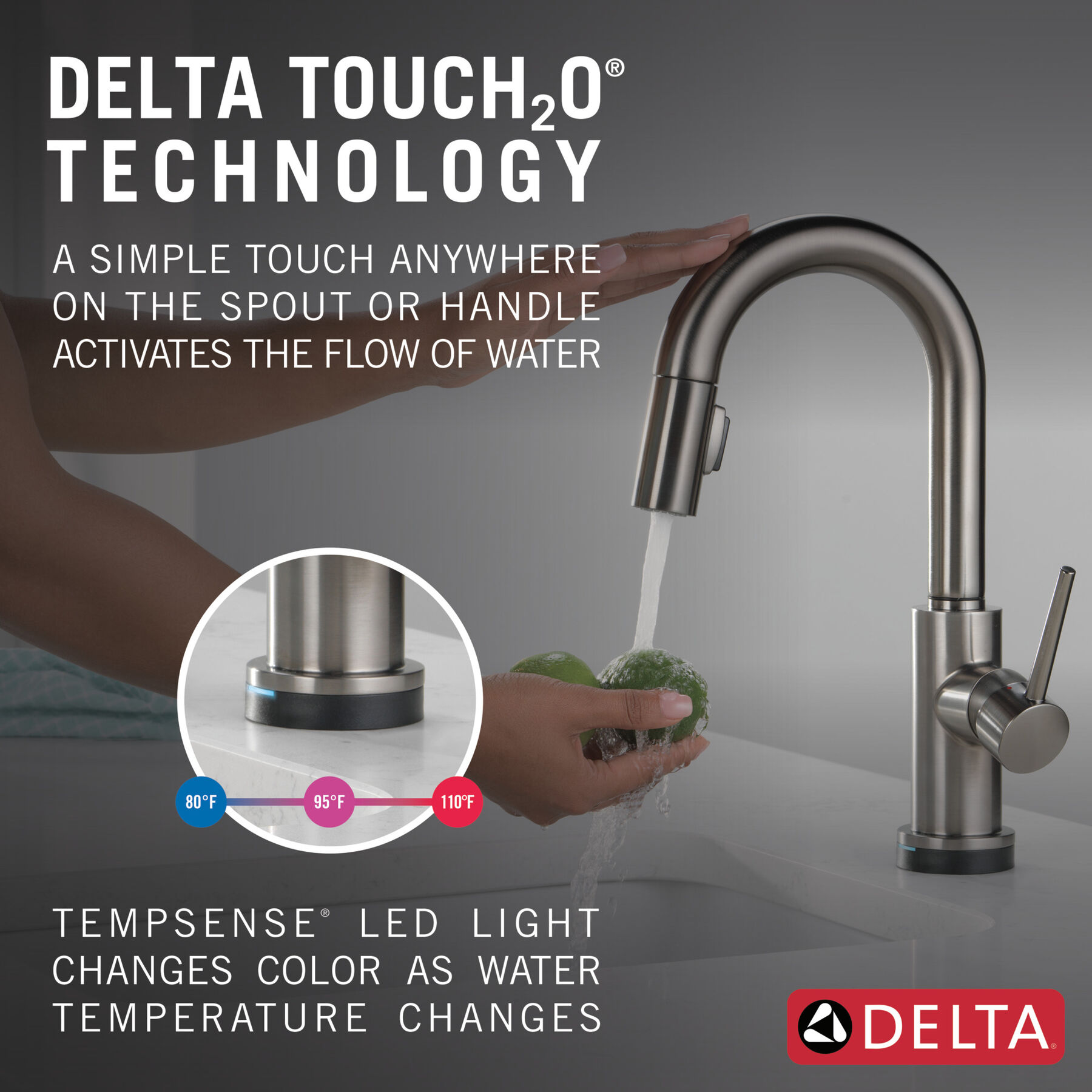 Touch2O Pull-Down Prep Faucet (Recertified)